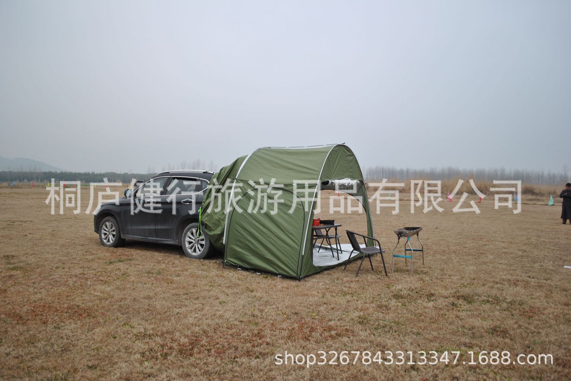 Cheap Goat Tents Outdoor Car Trunk Tent Sunshade Rainproof Tailgate Shade Awning Tent For SUV Car Self Driving Tour Barbecue Camping Tool   